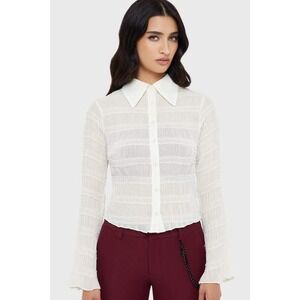 Killstar fallen light‎ top ivory size extra small  sheer